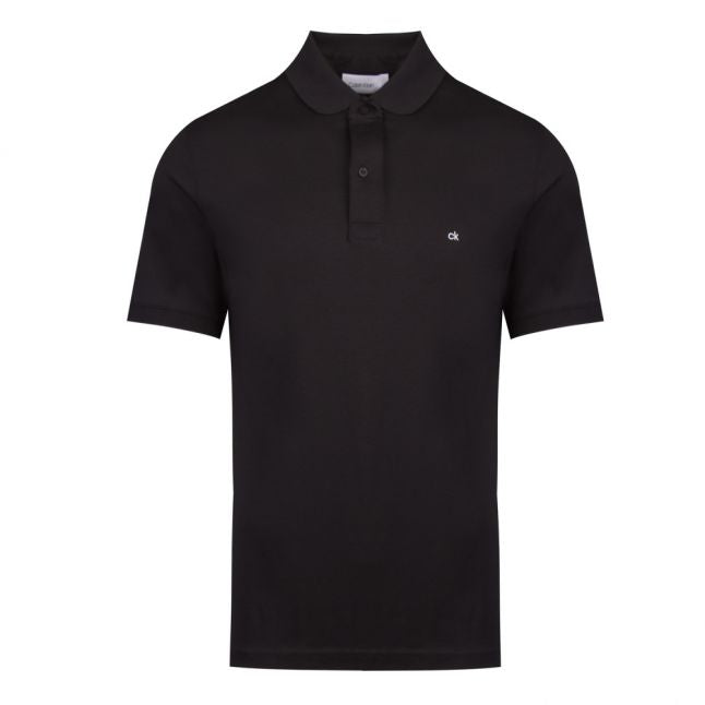 Mens Black Soft Logo Slim Fit S/s Polo Shirt