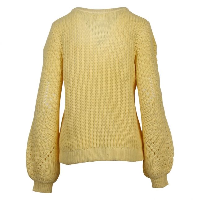 Womens Mellow Yellow Viwishi Knitted Jumper