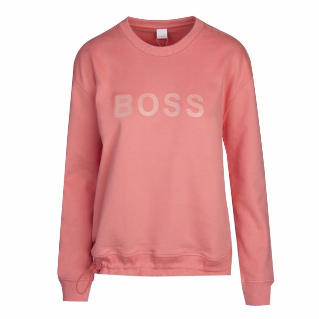 Casual Womens Pastel Orange Talastic Sweat Top