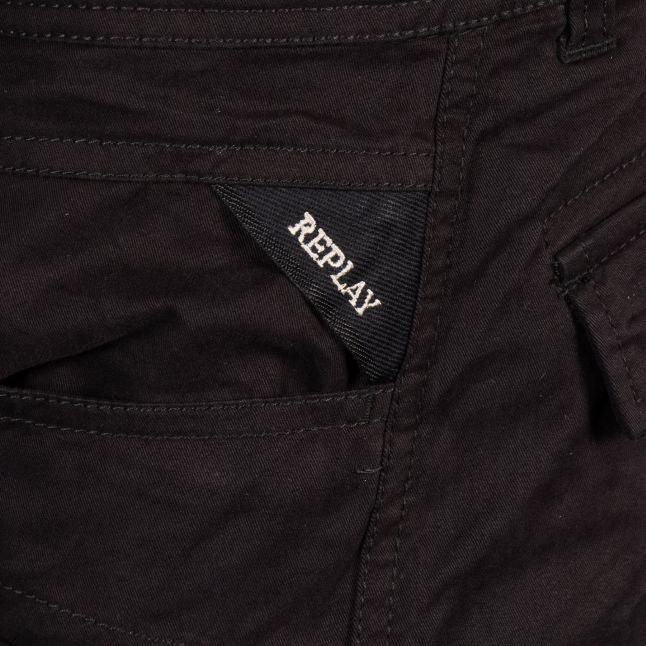 Mens Black Joe Cargo Pants