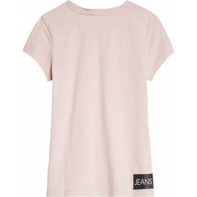 Girls Chalk Pink Institutional Logo S/s T Shirt