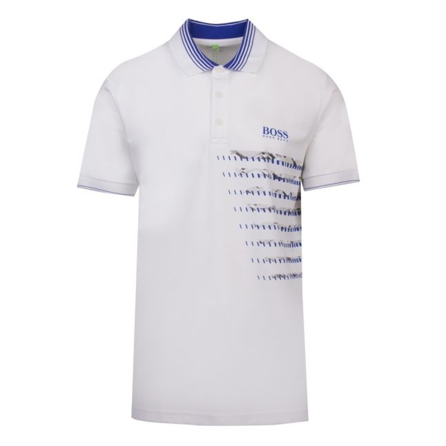 Athleisure Mens White Paule Pro 2 Slim Fit S/s Polo Shirt