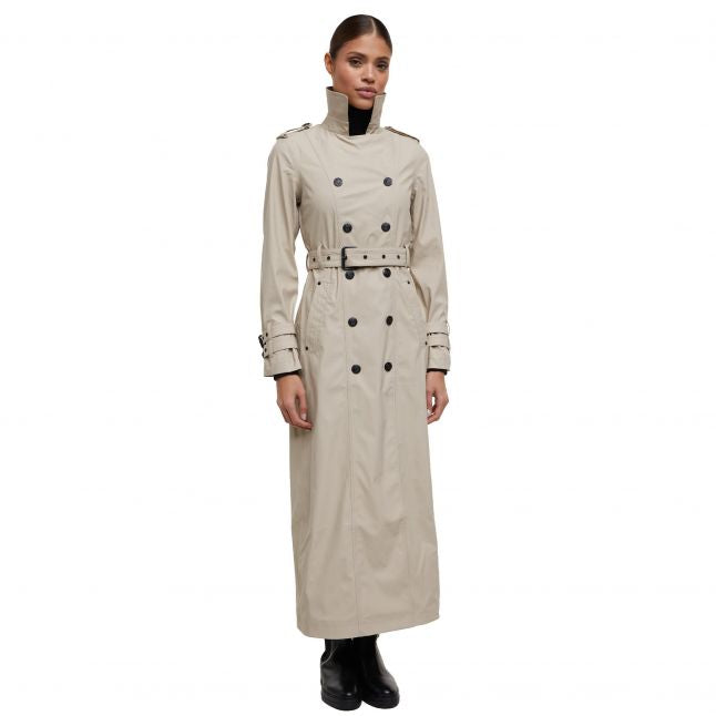 Womens	Stone Kendall Waterproof Trench Coat