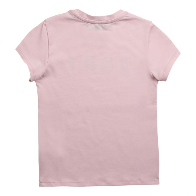 Girls Rose Metallic Logo S/s T Shirt