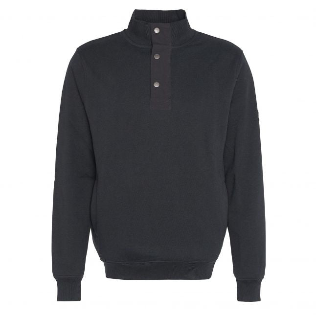 Mens Black Flight Half Zip Sweatshirt