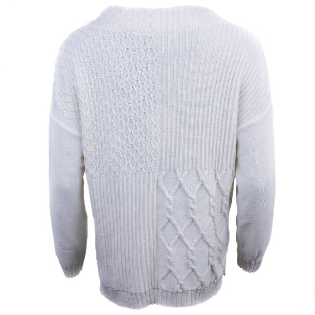 Lifestyle Womens Cloud Block Texture Knitted Jumper