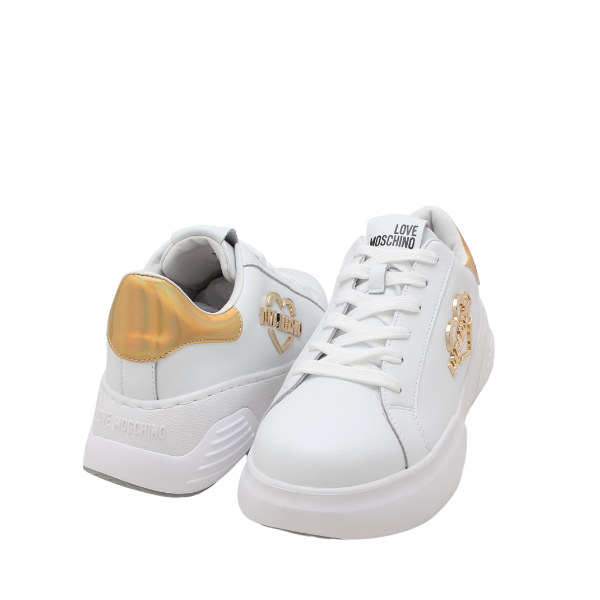 Womens White/Hologram Star50 Trainers