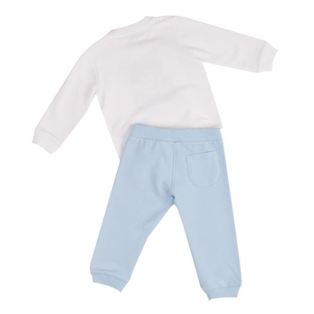 Baby Sky Blue Toy Sweat Top & Pants Set