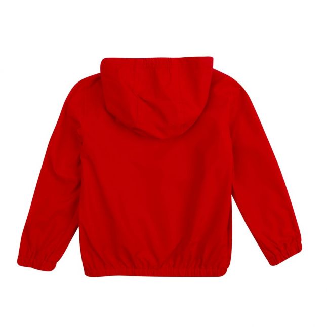 Boys Bright Red Branded Windbreaker