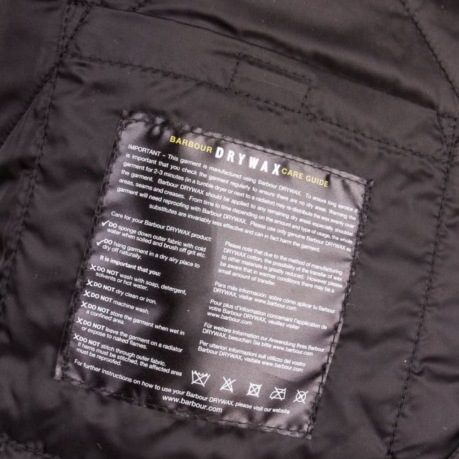 Mens Black Oil Waxed Jacket