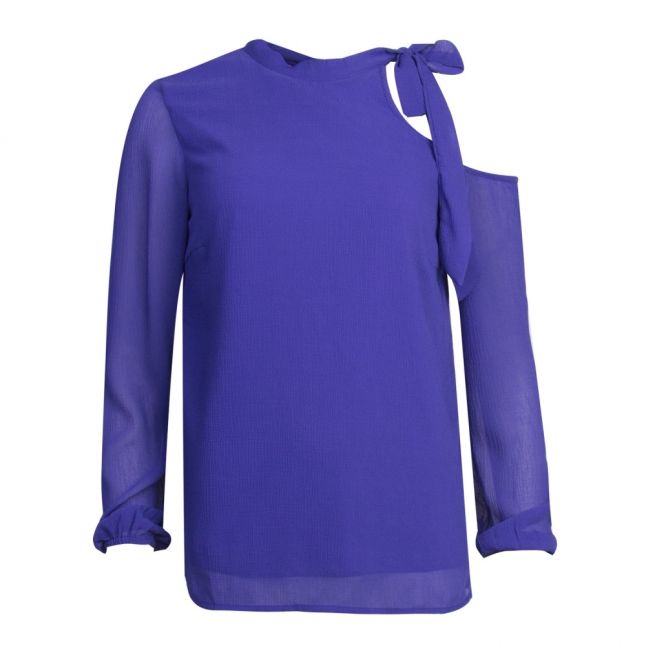 Womens Clematis Blue Vimimi Bow Blouse