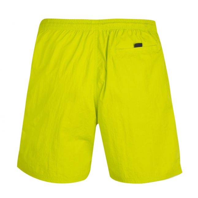 Mens Lime Octopus Side Logo Swim Shorts