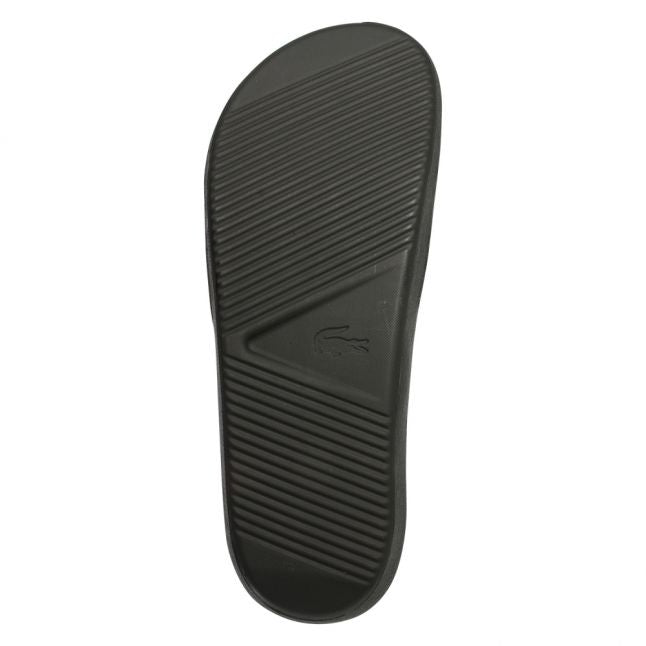 Mens Black/White Croco Slides