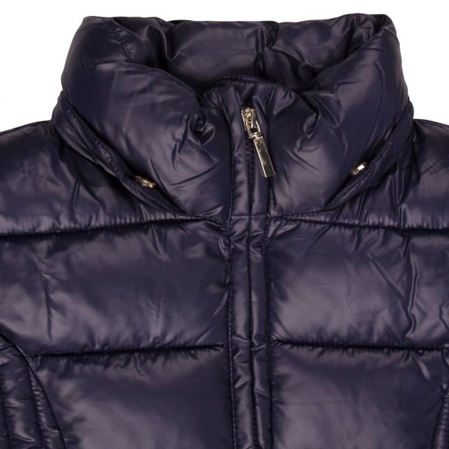 Girls Navy Padded Jacket