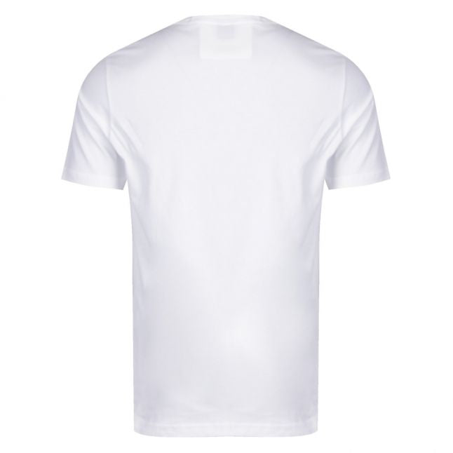 Mens White Zebra Football S/s T Shirt