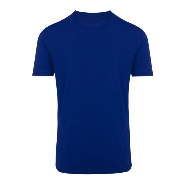 Mens Medium Blue Logo Beach Slim Fit S/s T Shirt