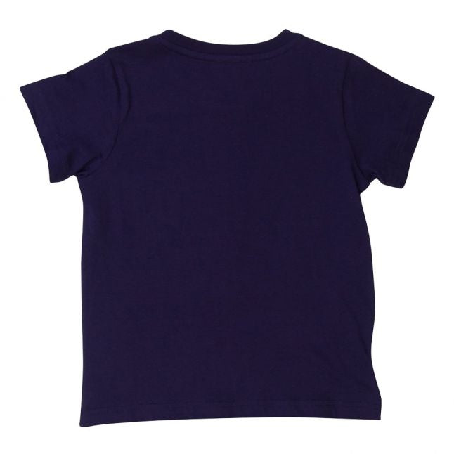 Boys Navy Basic S/s Tee