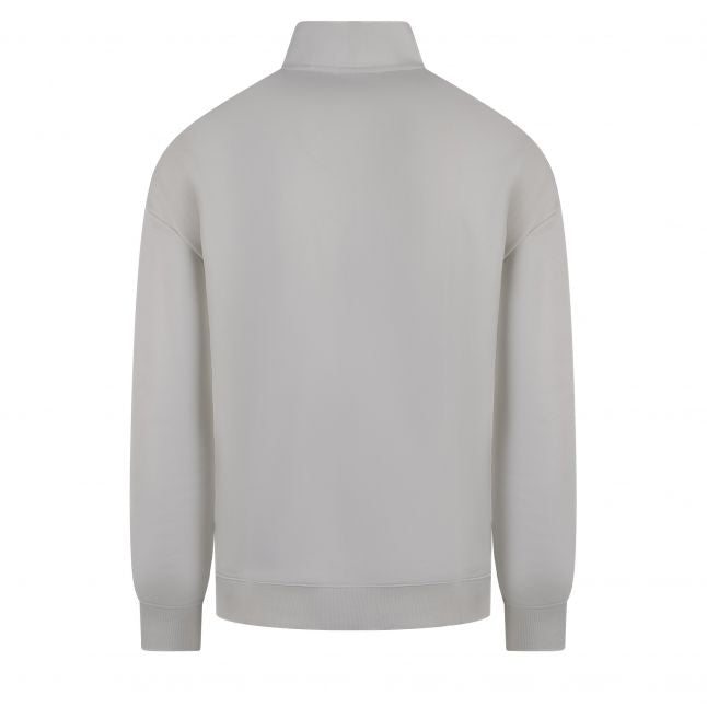 Mens HUGO Natural Durty244 Half Zip Sweat