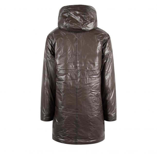 Mens Oil Slick Thermo Long Down Coat