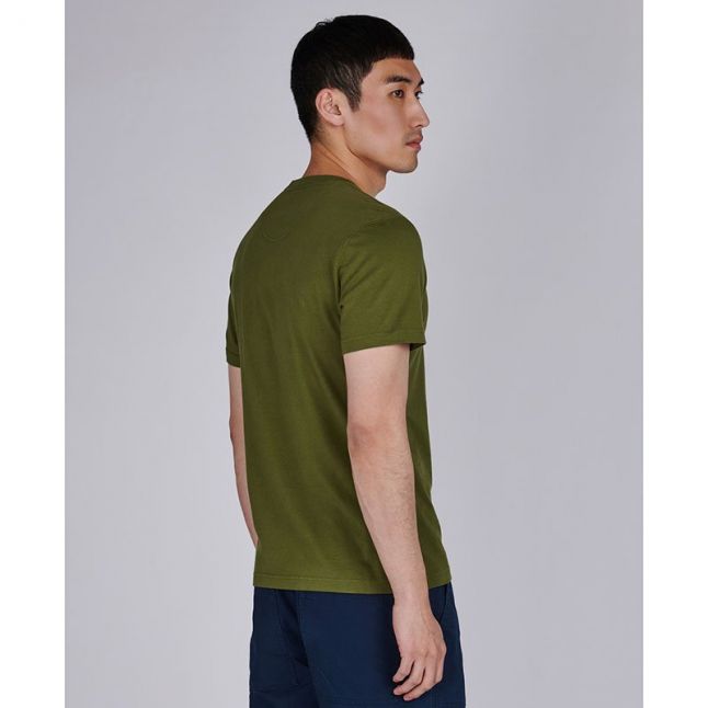 Mens Vintage Green Small Logo S/s T Shirt