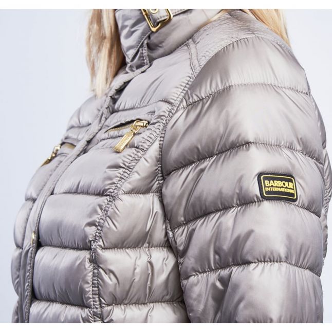 Womens Taupe Cadwell Quilted Jacket