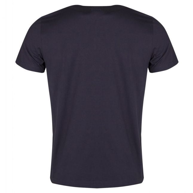 Athleisure Mens Navy Tee 3 Logo S/s T Shirt