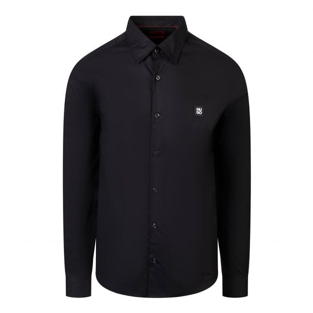 Mens Black Ermo L/s Shirt