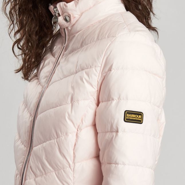 Womens Cameo Pink Aubern Quilted Jacket