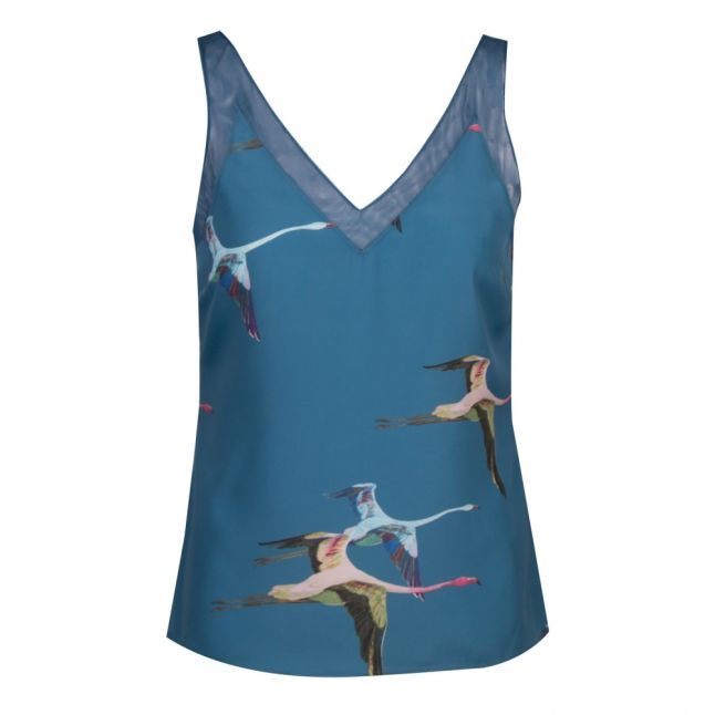 Womens Teal Blue Opala Wonderland Cami Top