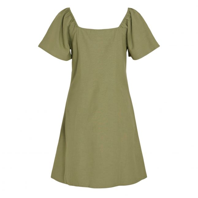 Womens Oil Green Viprisilla Short Dress