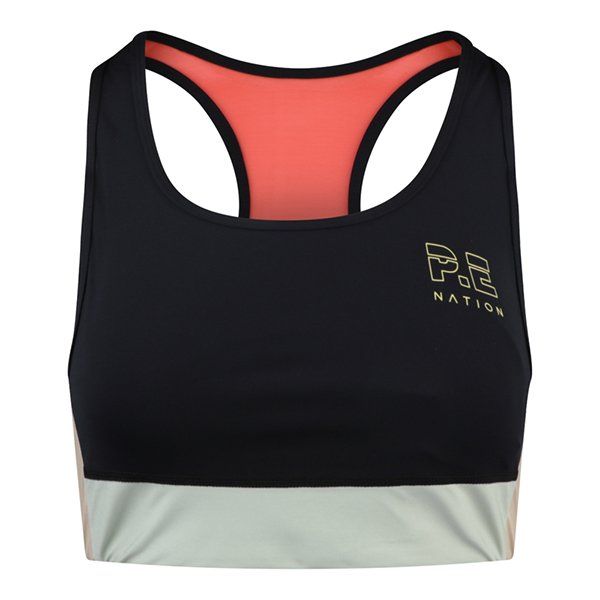 Womens Black Initialise Sports Bra