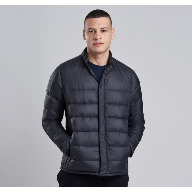 Mens Black Cusp Baffle Quilted Jacket