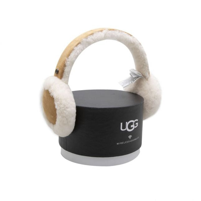 UGG Earmuffs Bluetooth Womens Black Sheepskin Bluetooth Earmuff Hurleys