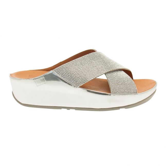 Womens Silver Crystall™ Slides