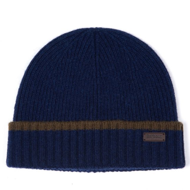 Mens Navy Cromer Beanie & Scarf Gift Set