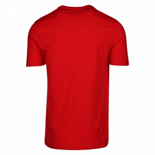 Mens Red Tonal Tri Logo Custom Fit S/s T Shirt