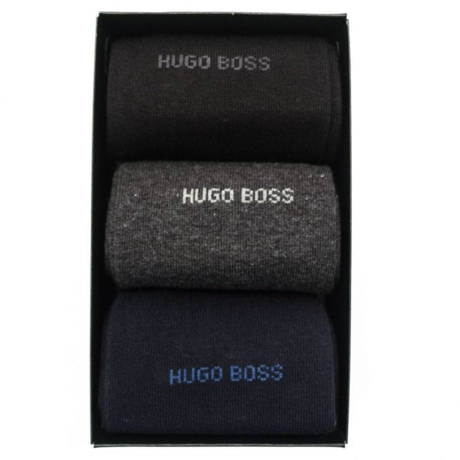 Mens Assorted 3 Pairs Socks Boxed Gift Set