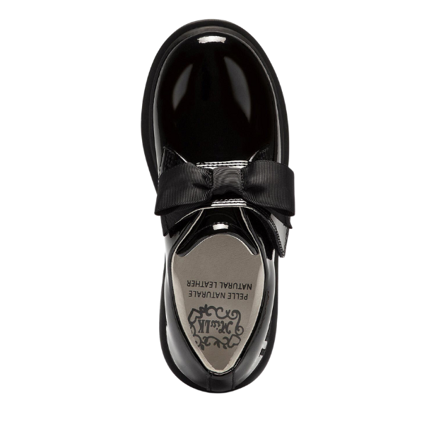 Girls Black Patent Faye School Shoes