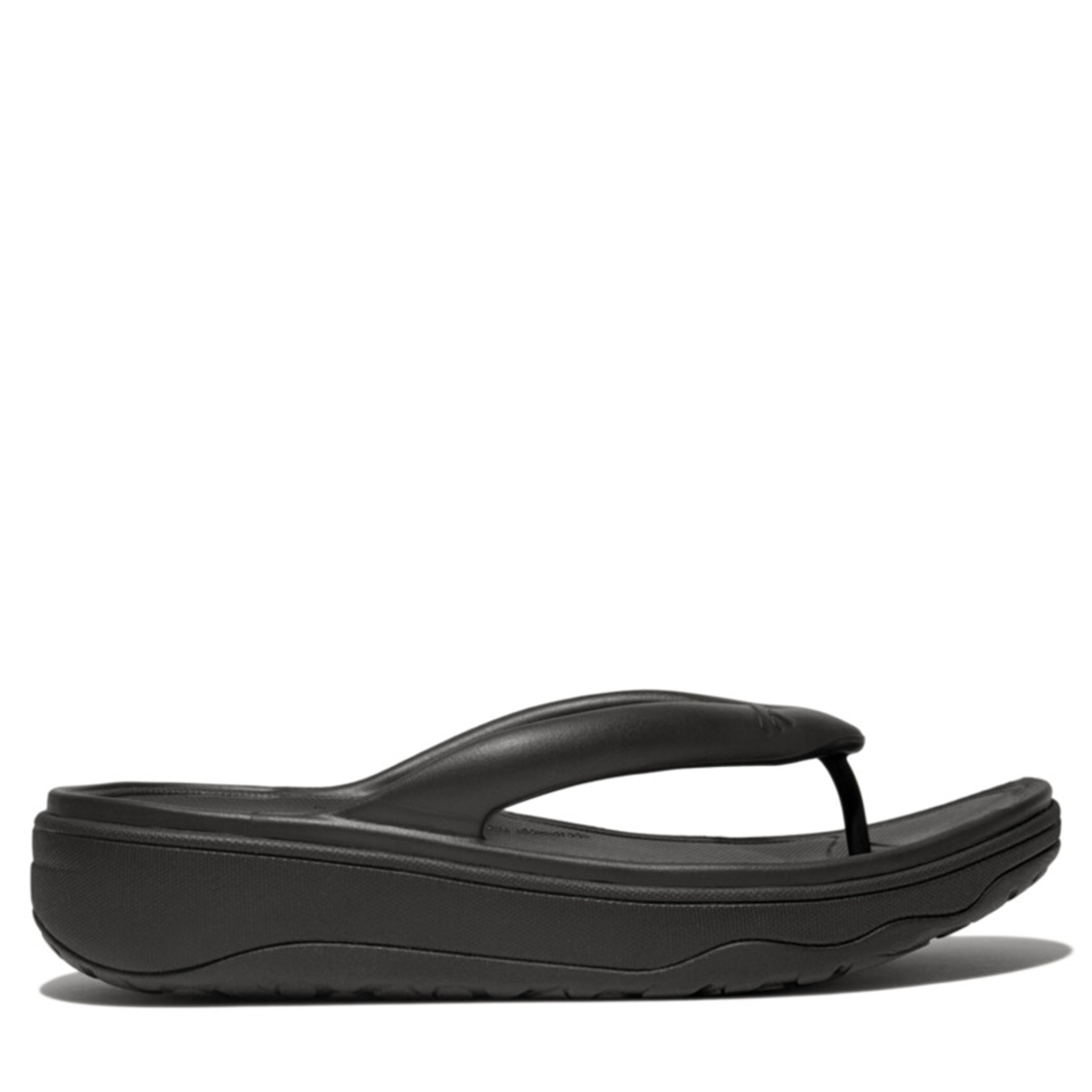 Womens FitFlop Black Relieff Recovery Sandals