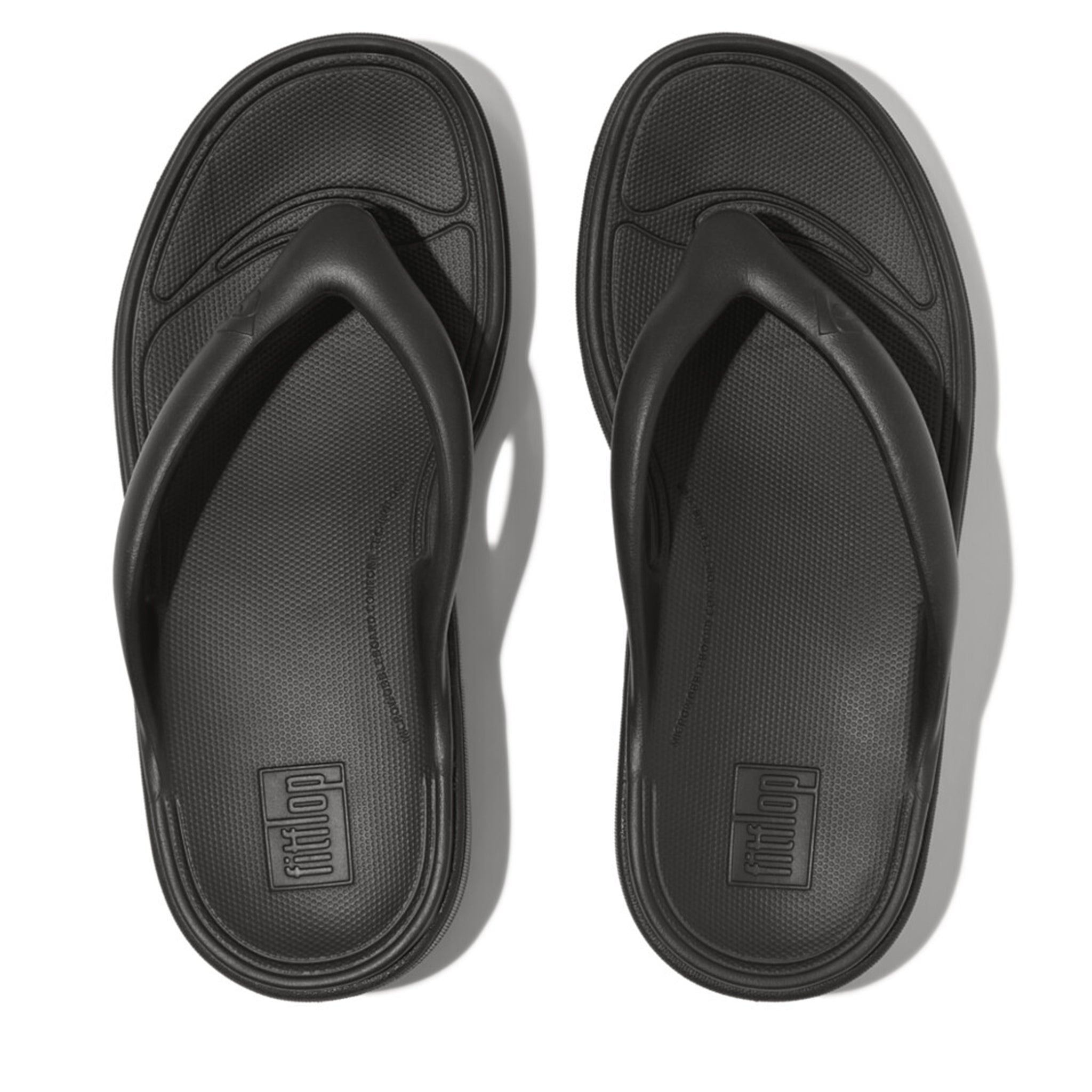 Womens FitFlop Black Relieff Recovery Sandals