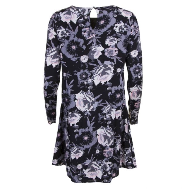 Womens Black Viastha Floral Dress