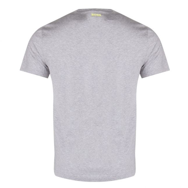 Athleisure Mens Light Grey Tee 1 Logo S/s T Shirt