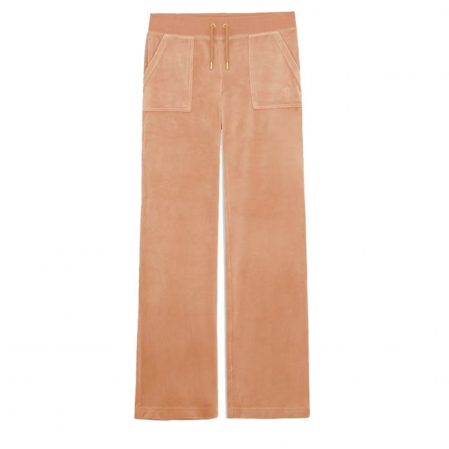 Womens Café au Lait Del Ray Gold Pocket Pants