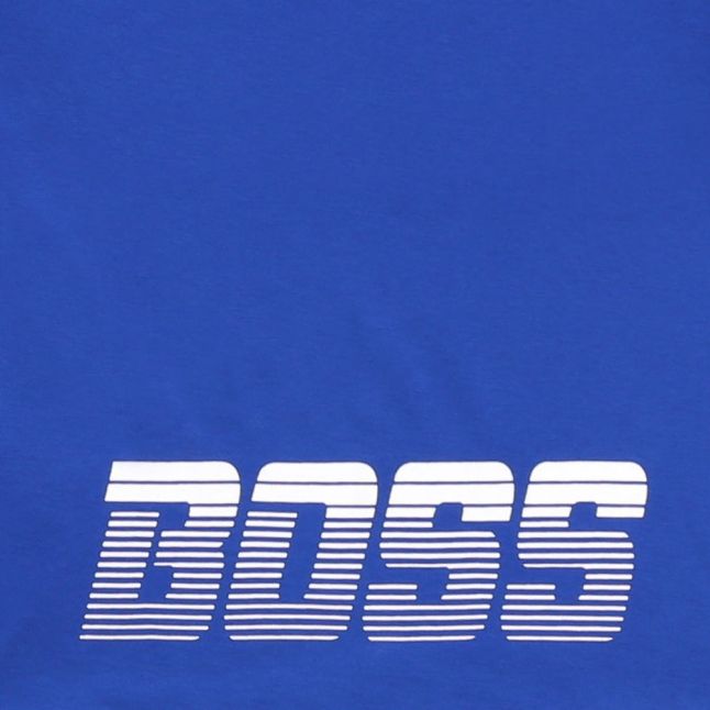 Boys Wave Blue Logo Trim S/s T Shirt