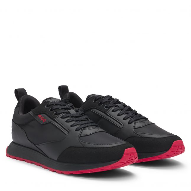 Mens Black Icelin Runn Trainers