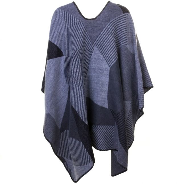 Womens Black Vivarna Poncho