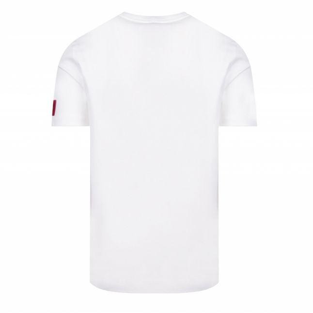 Mens White Durned201 Centre Logo S/s T Shirt