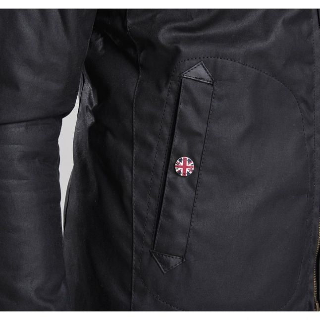 Mens Black Legion Waxed Jacket