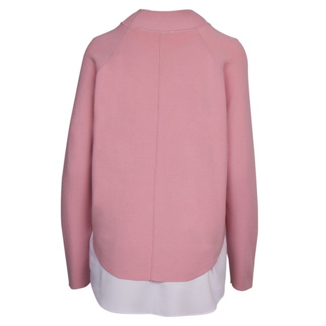 Womens Nude Pink Popilia Sculpted Jumper