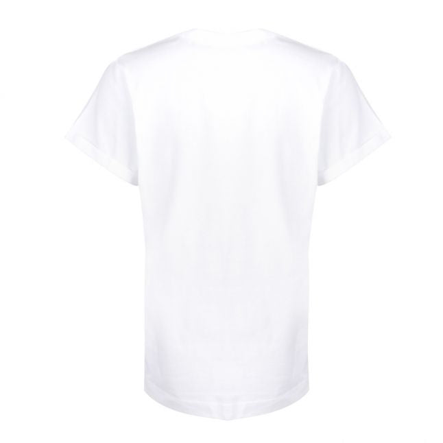 Womens White Art Logo S/s T Shirt